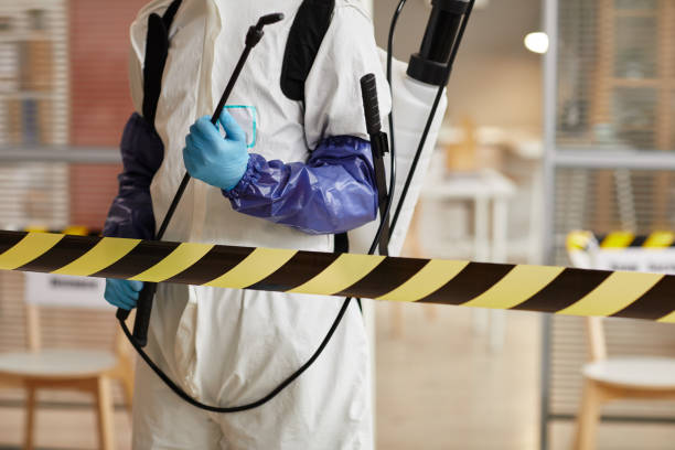 Professional Sewage Cleanup technician working in Dakota City, NE